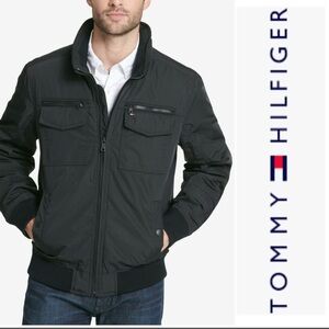 EUC Tommy Hilfiger Black winter coat size Small